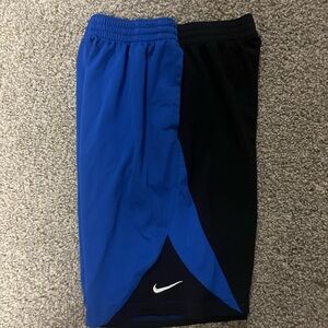 Nike Vintage Y2K Dual-Tone Blue and Black Shorts